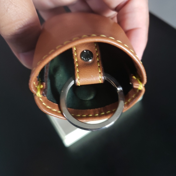 Very Rare Genuine Rolex Brown Leather Key Ring/Case. With Original Box - Picture 11 of 12